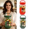 Barattolo per Insalata Yousheng con Strati Verticali, Tazze per Condimento con Coperchio di Sicurezza Ermetico Mantiene le Insalate Fresche e Croccanti Contenitore per Meal Prep