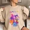 Women's Fashion Casual Long Sleeve Printed Round Neck Sweatshirt Top