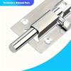 Stainless Steel Door Bolt Latch, Thickened Surface Mount Slide Latch Lock for Window,Cabinet, Security Gate, Wooden Door, 10pcs with Screws Included