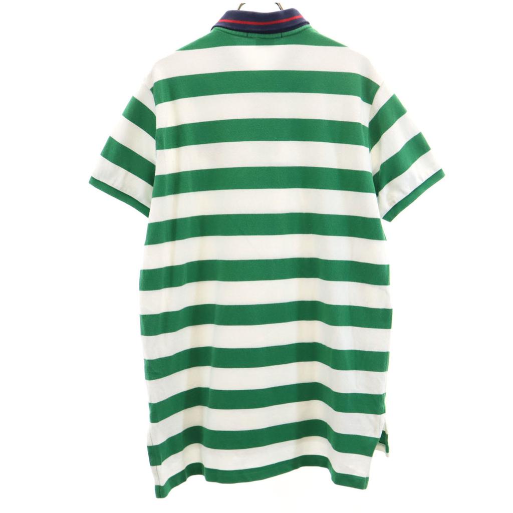 Polo by Ralph Lauren Border Pattern Short Sleeve Polo Shirt Men's Used