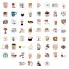 60 Coffee-Themed Digital Stickers for iPad, Phone, Laptop, or Diary - Personalized Graffiti DIY Set