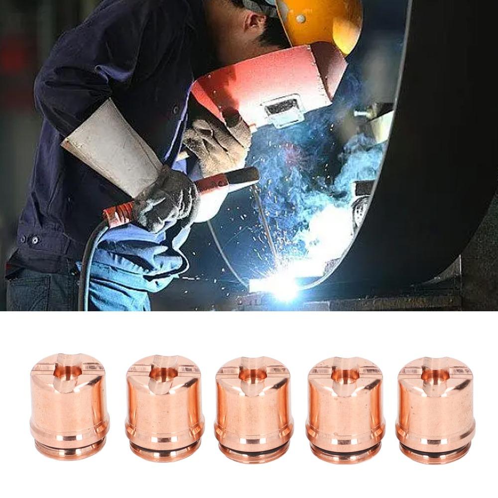 5pcs Amperage Rating 30-120A Plasma Shield Cap For Plasma Cutting Torch