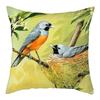 Flower And Birds Polyester Pillow Cover Bird Animal Printed Cushion Cover Throw Pillowcase For Home Sofa Decor 45X45Cm