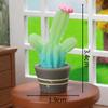 Simulation Cactus Succulent Potted Plant Micro Landscape Figurine Miniature Mini Ornaments Diy Home Desktop Decorations Crafts