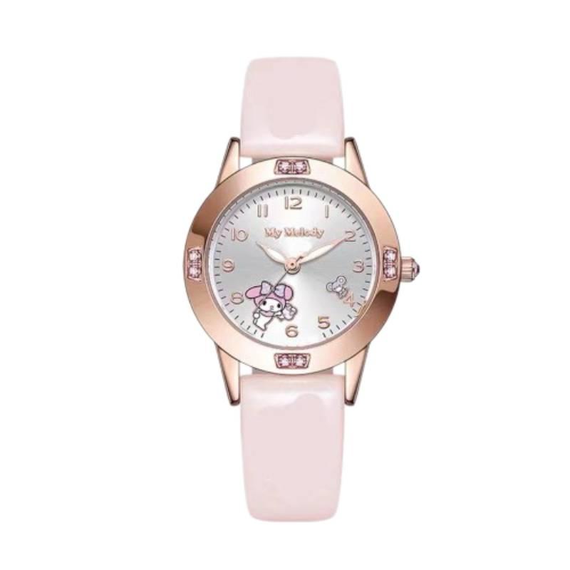 

Kids Sanrio Cartoon Watch Diamond Kuromi Hellokitty Melody Cinnamoroll Girl Pink Melody