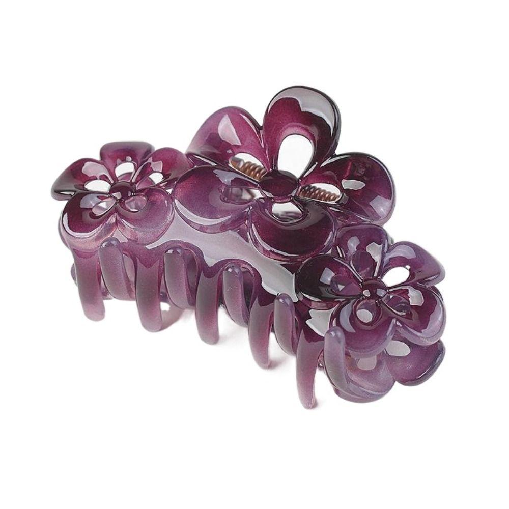 Wash Up Accessories Flower Hair Clip Sweet Hair Claw Minimalist Shark Clip  Women