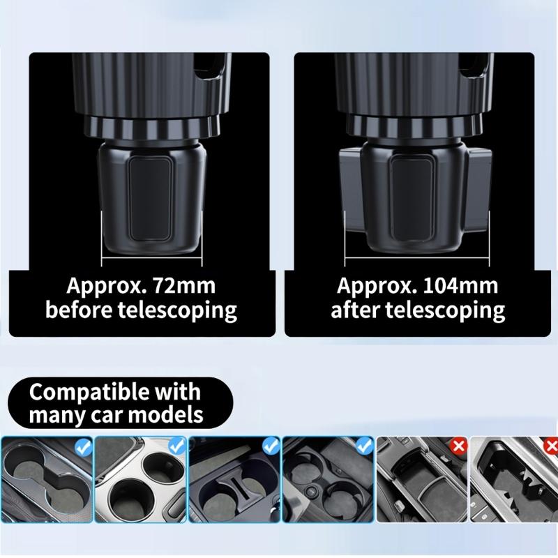 Moving Vehicle Cup Holder Phone Device Stand Works For 4.7 12.9 Screen Electronics And Drink Holders