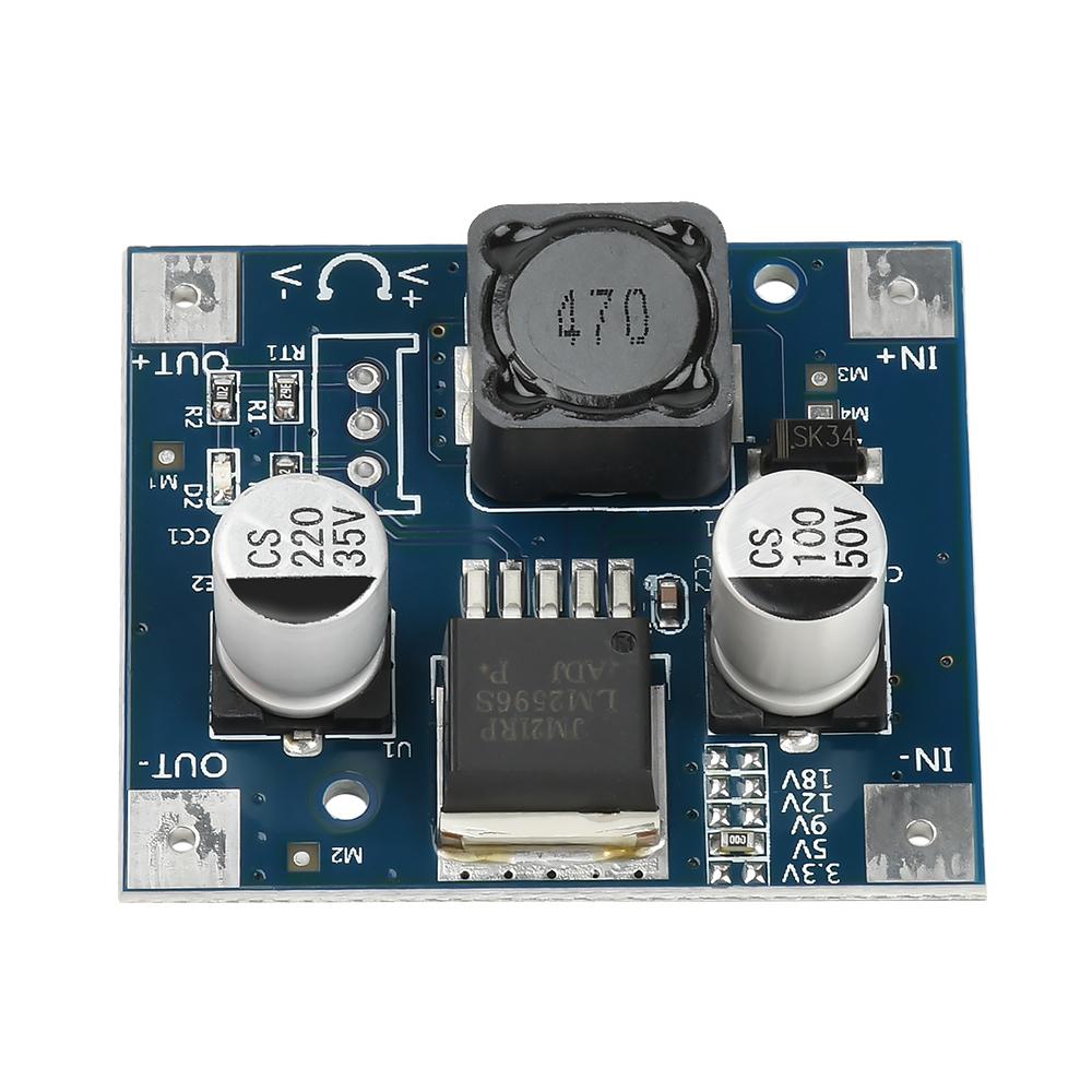 LM2596 Step-Down Module DC1.5-35V Adjustable Voltage Power Module DC 3-40V To 3.3V/5V/9V/12V/18V Fixed Voltage Step-Down Module