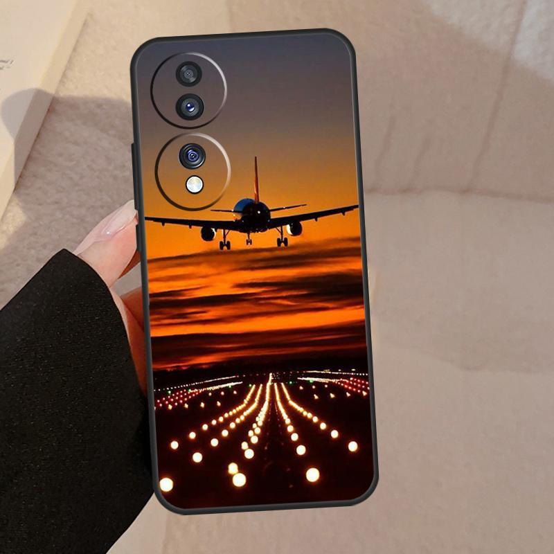 

Airplane Plane Aircraft For Honor Magic 8 5 6 7 Pro Case For Honor Win RT 200 400 50 70 90 Lite X8b X8c X9a X9b X9c Honor 400 Lite