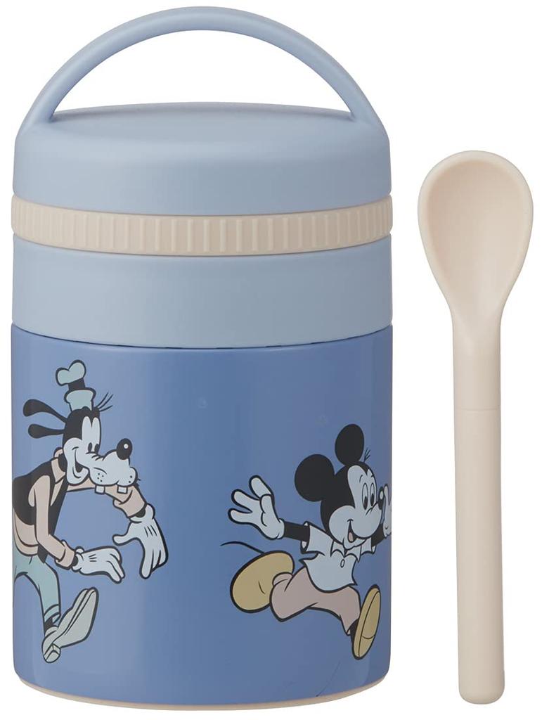 Skater Antibacterial Insulated Soup Small Disney Mickey Mouse 180ml Jar, Size, Design, (LJFC2NAG-A)