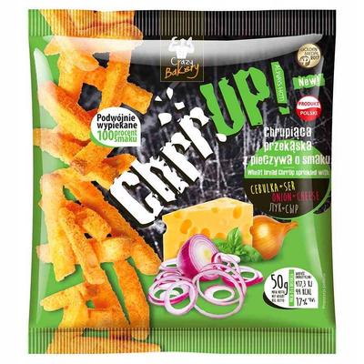 Chrrup Onion and Cheese Bread Snack 50g