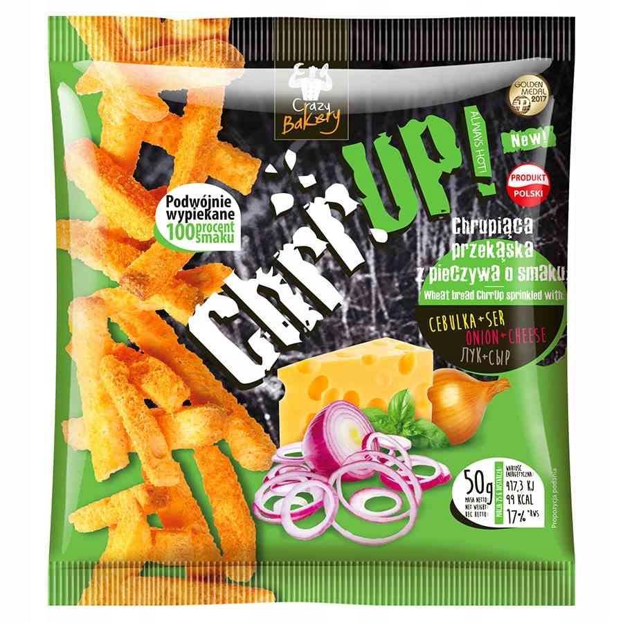 Chrrup Onion and Cheese Bread Snack 50g
