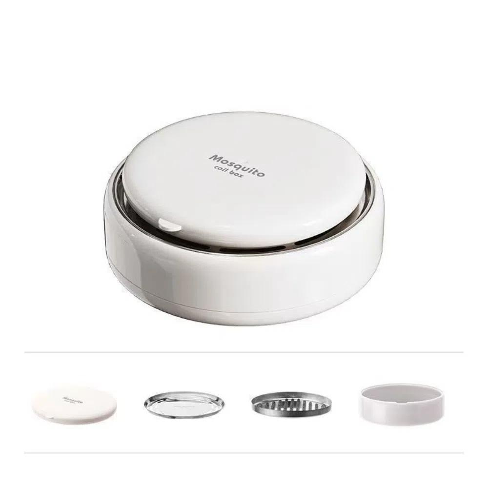 

Anti-Mosquito Mosquito Coil Holder Stable Base Heat-Resistant Mosquito Coil Bracket with Tray Sandalwood Incense Burner Camping білий
