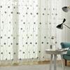 1PC NAPEARL French Countryside Style Flower Embroidered Sheer Curtain Comfortable Tulle for Living Room Bedroom Balcony Window Home Decor