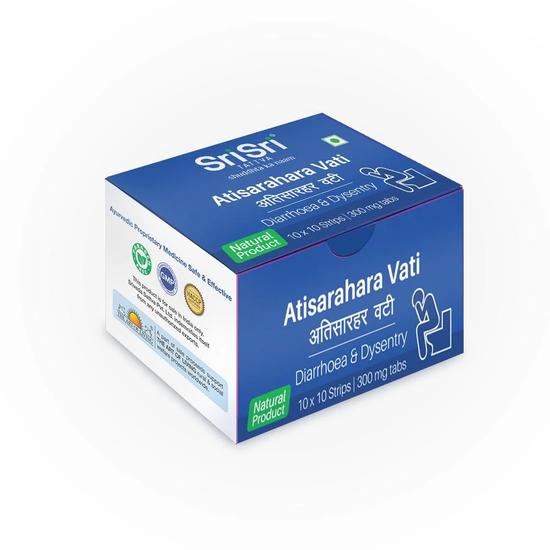 

Atisarahara Vati - діарея та дизентерія, 300 мг Pack = 10 Tabs