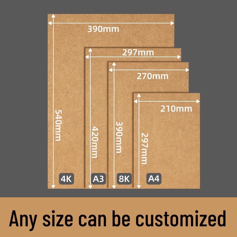 Thick Kraft Cardboard for Printing & Financial Voucher Covers