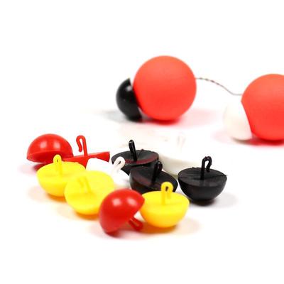 Bimoo 12 PZ/confezione LOW VIZ BOILIE ESCA HAIR RIG STOP VISIBILI PESCA CARPA BARBO ATTREZZATURA TERMINALE