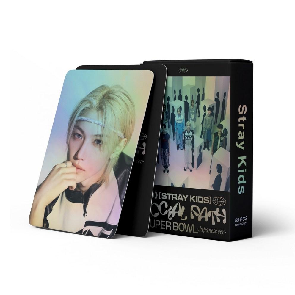Stray Kids Poka Photocards 1 Box (55 Cards) 16 Types