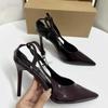 High Heels Formal Business Shoes for Women Luxury  Party Stiletto Ankle Strap Pointed Toe Sexy Ladies Wedding Party Pumps