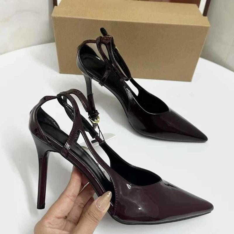 High Heels Formal Business Shoes for Women Luxury  Party Stiletto Ankle Strap Pointed Toe Sexy Ladies Wedding Party Pumps