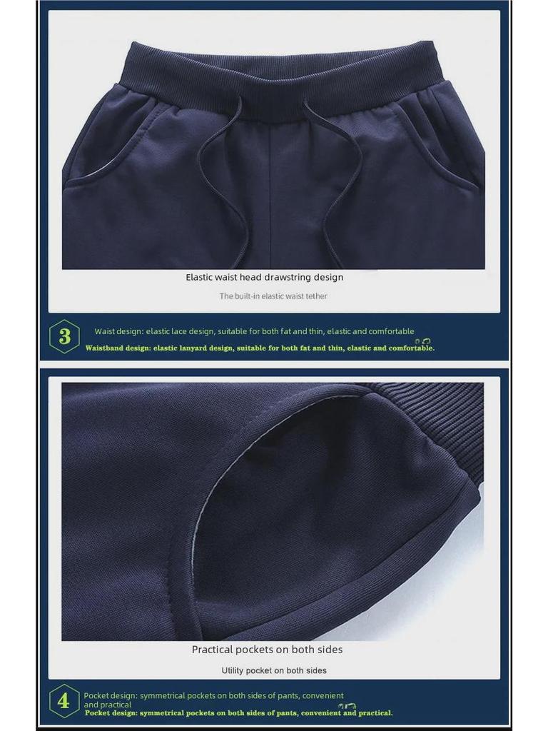 Męski wiosenno-jesienny młodzieżowy casualowy sportowy dres ze stylową kurtką