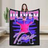 Oliver Tree Quirky Entertainer Blanket Fleece Decoration Breathable Ultra-Soft Throw Blanket for Home Travel Plush Thin Quilt