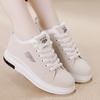 Fashion 2024 Winter Boots Women Ankle Boots Warm PU Plush Winter Shoes Sneakers Flats Lace Up Ladies Shoes Short Snow Boots