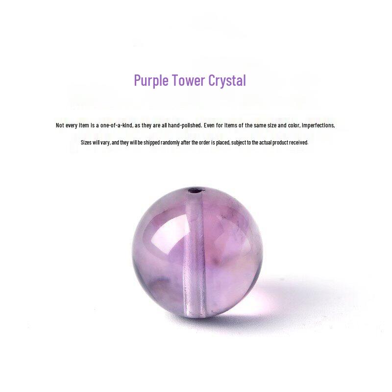 Lavender Purple Amethyst & Lepidolite Crystal Beads for DIY Jewelry Making