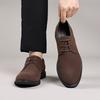 Fashion Luxury Men Oxford Shoes High Quality Suede Leather Shoes for Men Business Casual Shoe Lace Up Men Party Wedding Shoes Plus Size