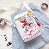 New Japanese Mini Small Pain Bag, Small Food Intake Pain Bag, Women's Bag, Fashionable and Versatile Two-dimensional Baby Bag, Transparent Bag.