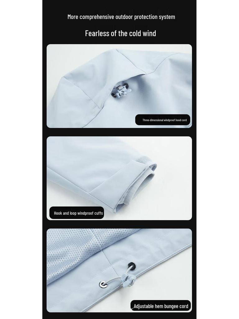 JEEP Men's 3-in-1 Hooded Windproof Fleece Lined Winter Outdoor Jacket