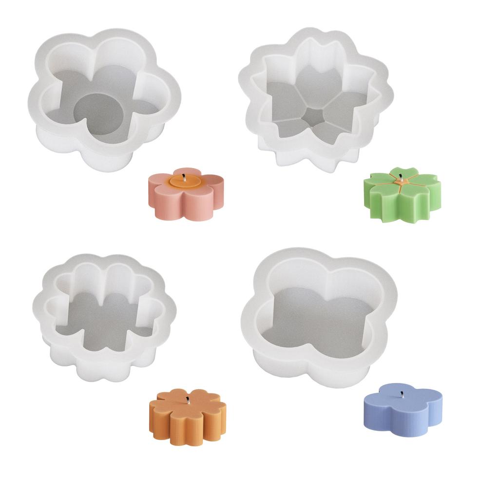 Flower Sturdy Silicone Tray Mold for Resin Castes Craft Supplies Dishes Molds for Jewelry Making and Coasters Creation