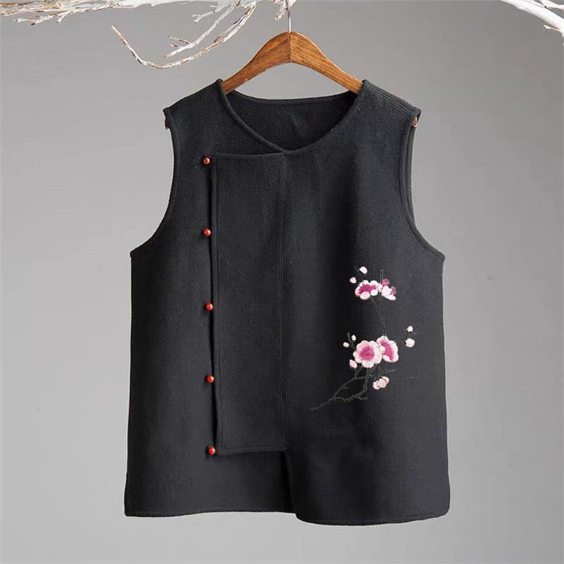 2Pcs Applique Patch DIY Plum Flower 17*8CM Iron Patches Clothing Embroidery For Dress Embroidered Appliques