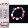 Eye-catching England Flag Wreath With Bright And Colorful Silk Flowers