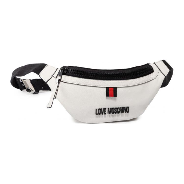 

Новая кожаная сумка кроссбоди MOSCHINO поясная сумка женская белая JC4065PP1ALJ0100 33.0*7.1*11.9CM