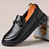 Men's New Autumn Trend Versatile Flat-bottomed Non-slip One-pedal Shoes Men's Casual Leather Shoes
