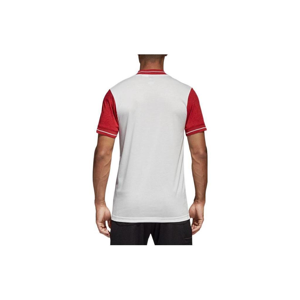 Adidas FC Bayern Munich Icon Jersey Sport Short Sleeve Men Tops White CV8100