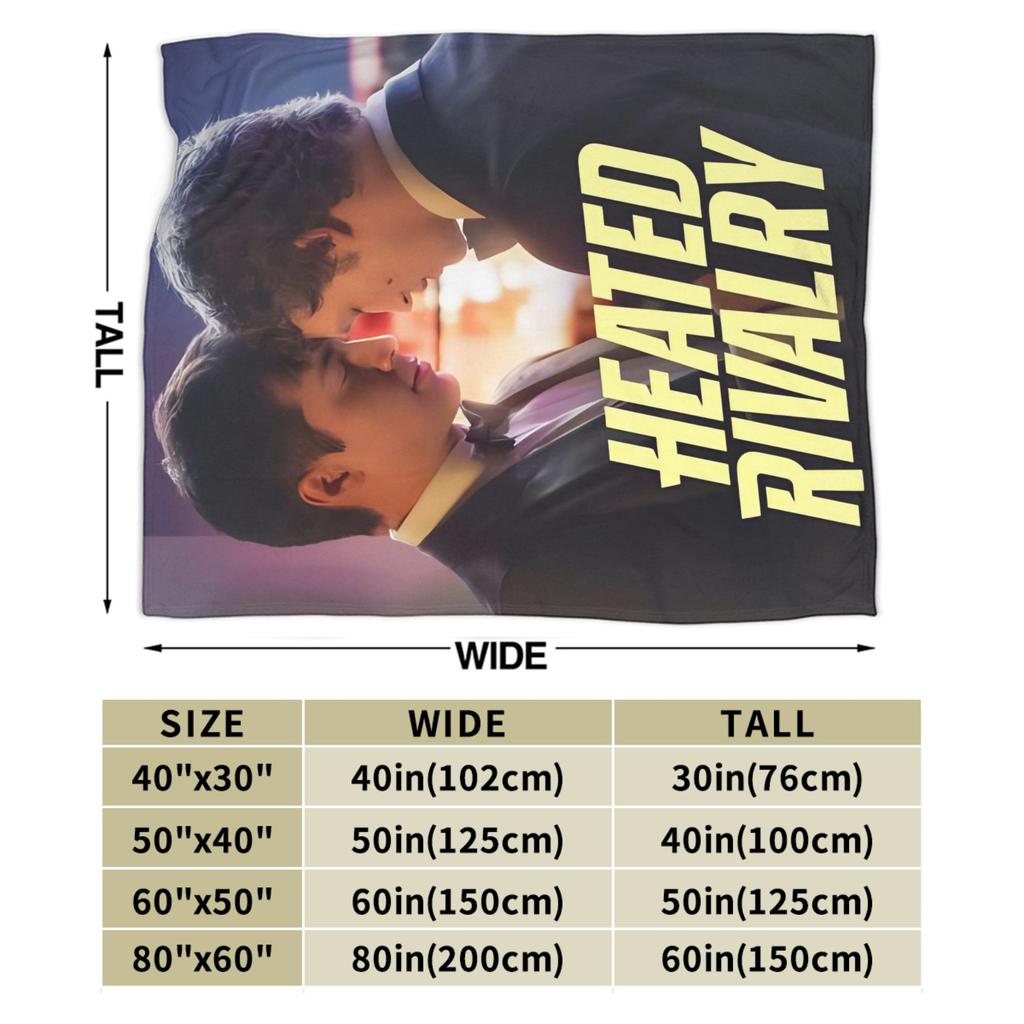 Heated Rivalry Blanket Cover Fleece Canadian Sports Romance Lightweight Thin Throw Blankets for Bedding Couch Bed Rug