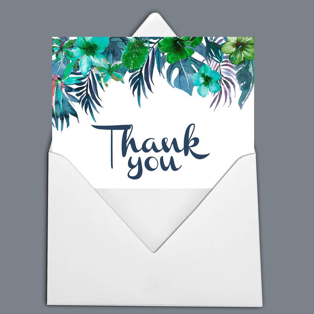 Darling Souvenir Wedding Thank You Card Greeting Cards With White Envelopes - 36