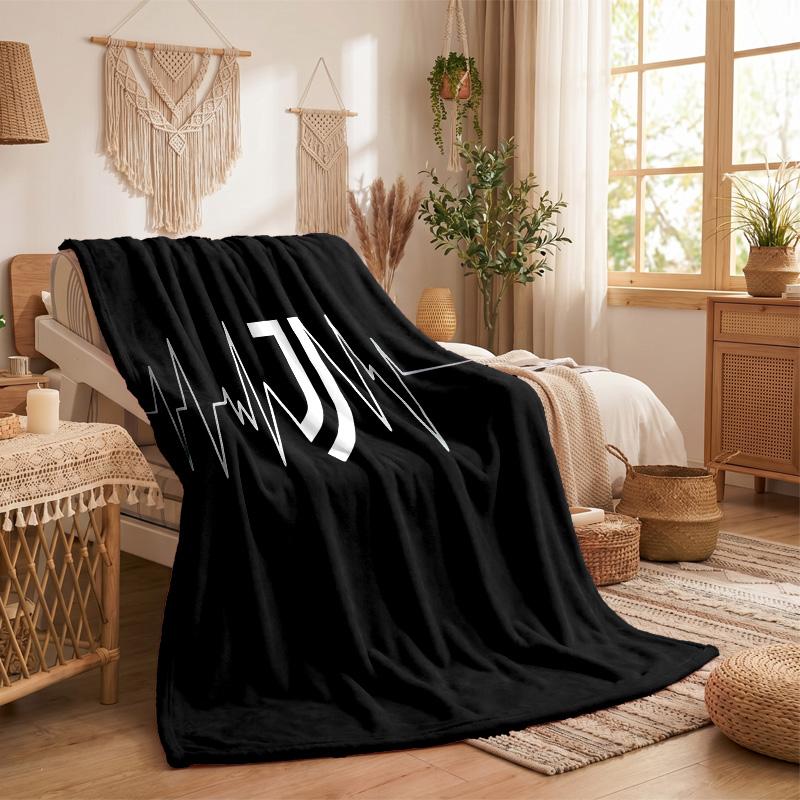 Juventus FC Druck Flanelldecke Weich Warm Sofa Bett Überwurfdecke Für Zuhause Büro Schlafzimmer