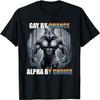Gay by Chance Alpha by Choice Werewolf T-Shirt