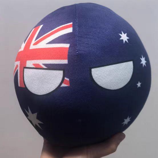 10cm Poľsko guľa plyšový vankúš Bangladéš Írsko Anglicko Škótsko Portoriko Srbsko Wales Nepál Countryball Hračka Darček