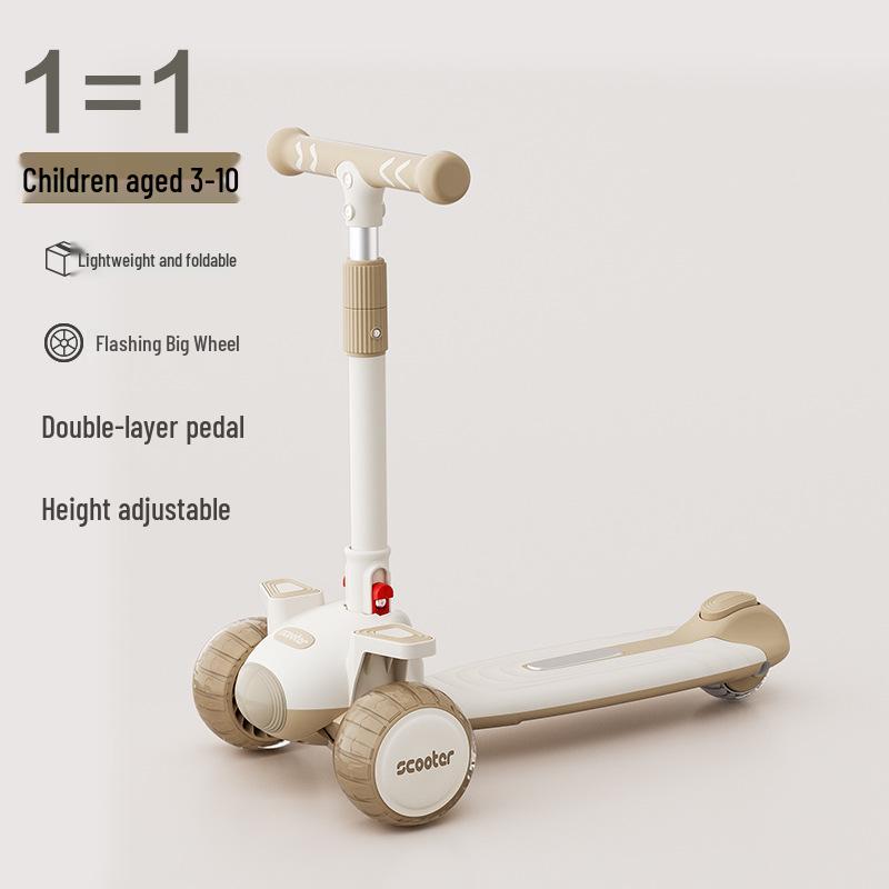 Foldable Ride-On Scooter for Kids Ages