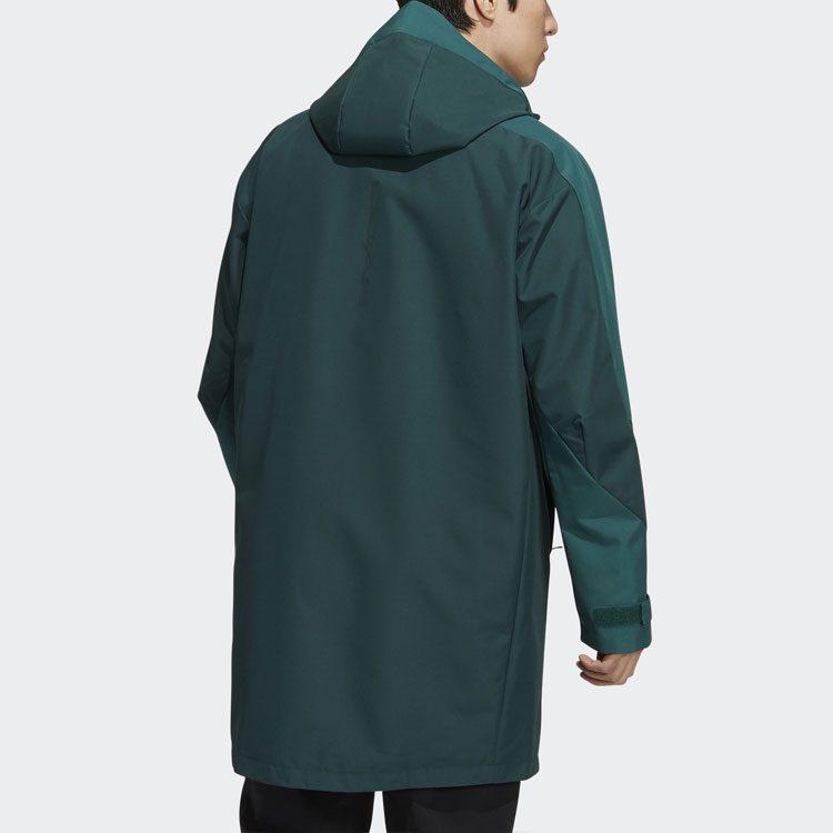 adidas Jackets Men's Green Hooded Moderate Other H39268
