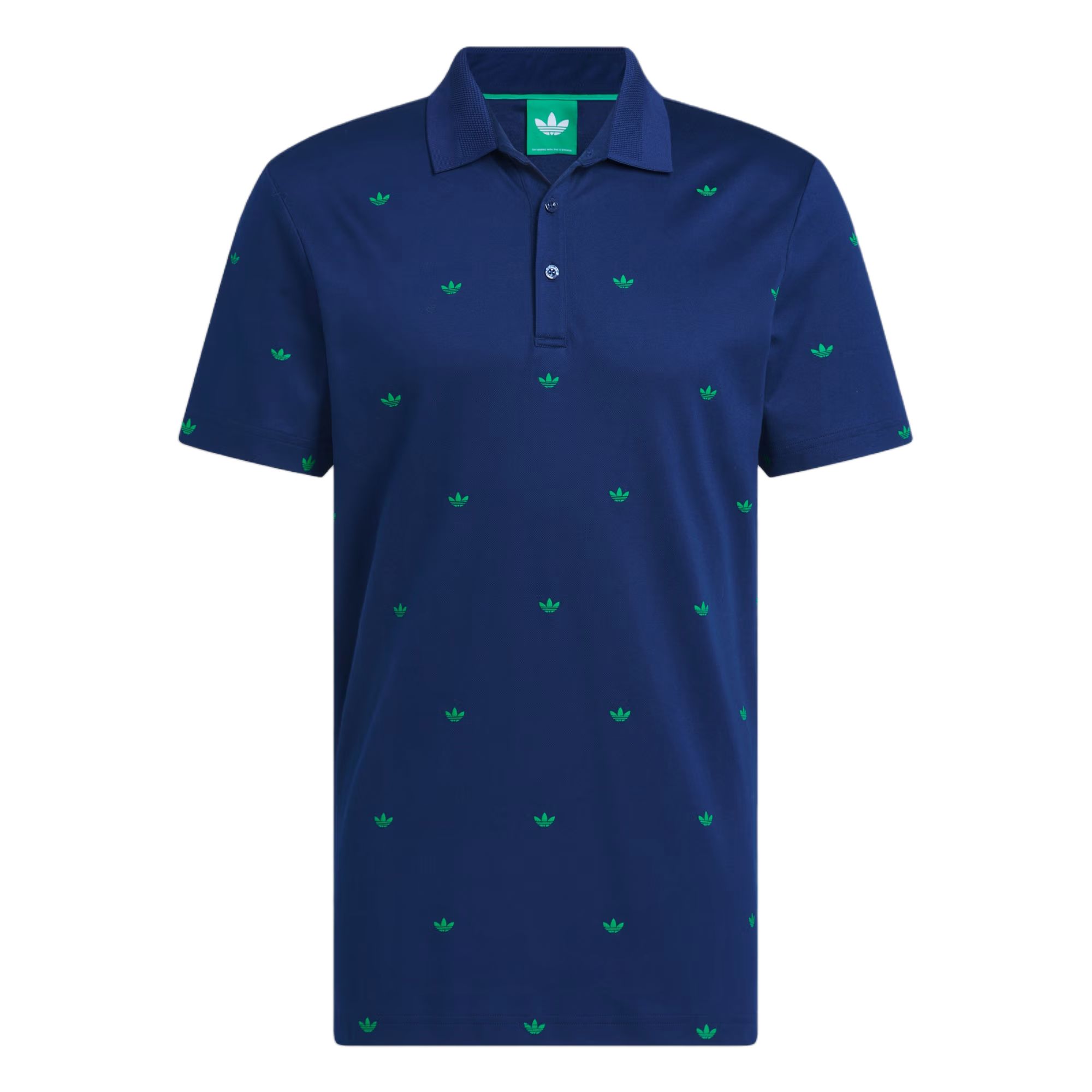 Adidas Originals Printed Trefoil Polo Shirt JM8259- S