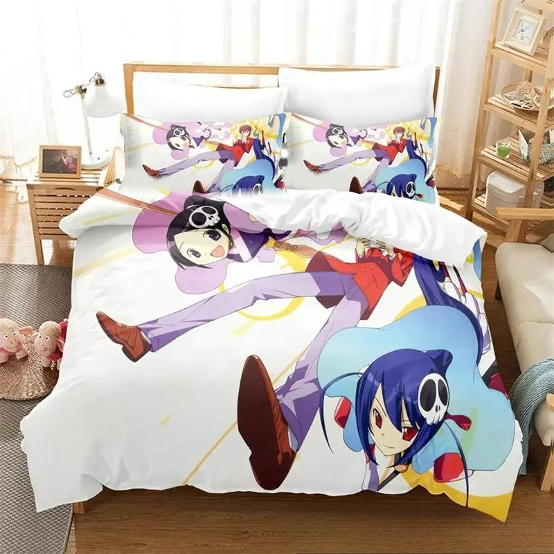 Fashion 3D Print Anime The World God Only Knows Bedding Set Boys Girl Twin Queen King Size Duvet Cover Pillowcase Bed Boys Adult