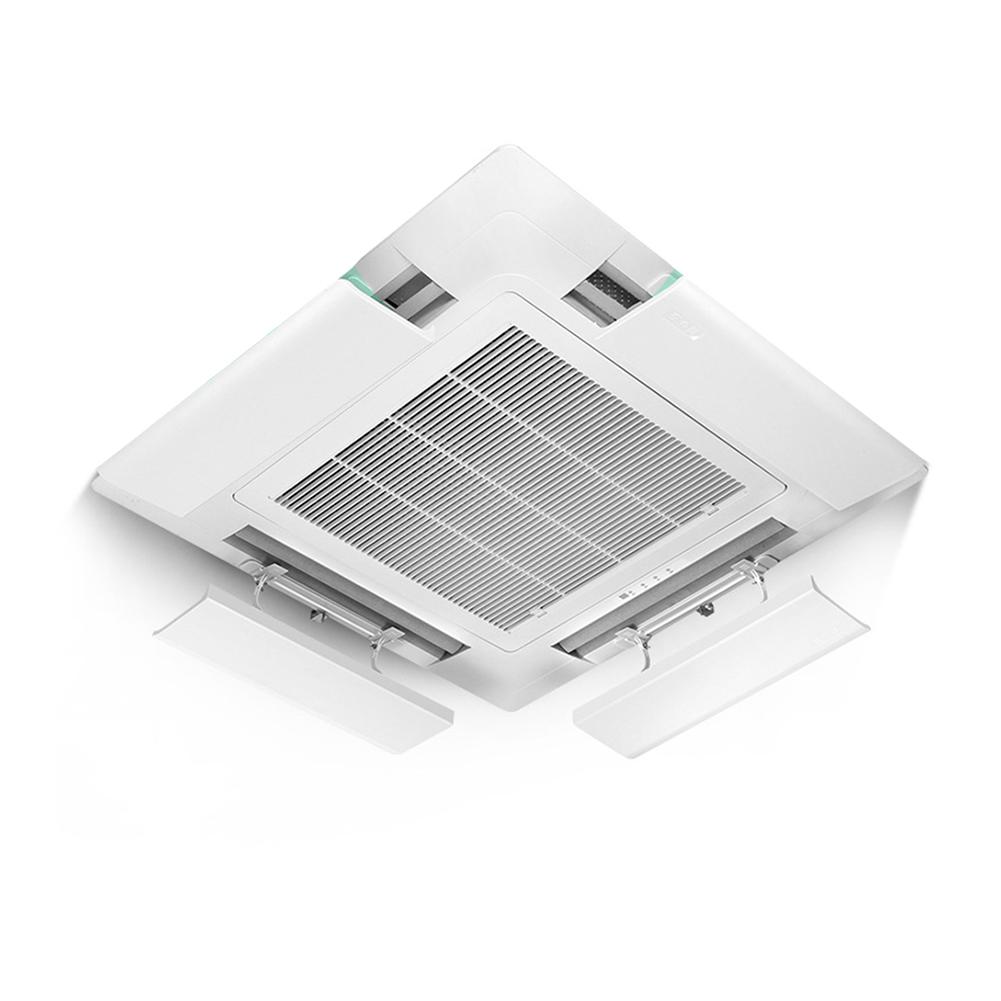 Adjustable Swivel Deflector for Cassette Air Conditioners 180 Degree Range Compatible with 40/52/58/60cm Ceiling Units