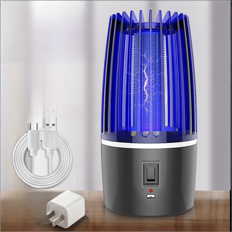 Electric Mosquito Killer Lamp With Usb Rechargeable And Night Light For Indoor Outdoor Use