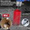 135mm 2100W 220V Diamond Core Drill Wet Handheld Concrete Core Drilling Machine with Water Pump Accessories Power Tools