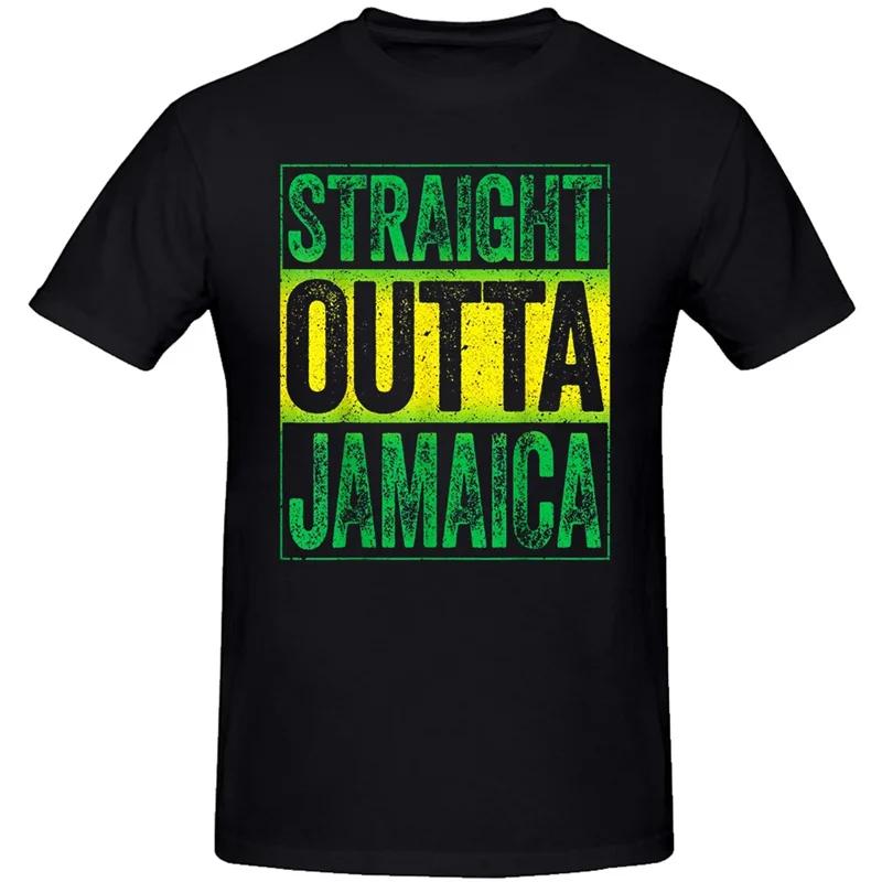 3D Printed Jamaican Black Girls T Shirt For Men Jamaica Flag Pattern T-Shirts Summer Oversized Women Tee Shirts Round Neck Tops